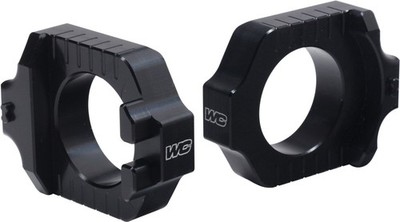 Works Connection - 17-290 - Axle Blocks Elite Yam Black - Yamaha YZ250F YZ450F
