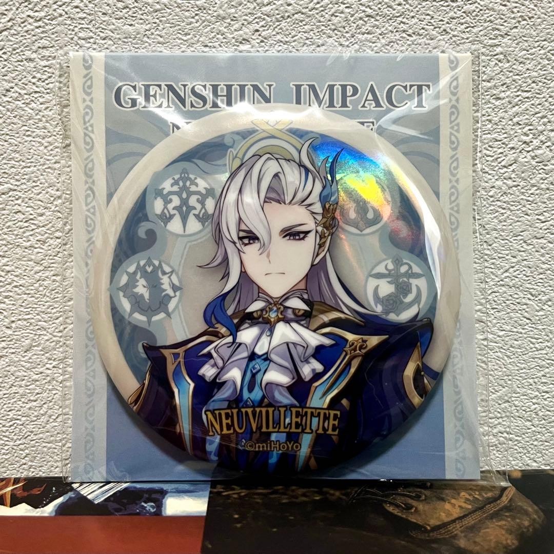 Genshin Nuvillette Can Badge Official Genuine Product