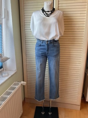 Tolle 7/8 Jeans von MORE&MORE blau Gr. 34