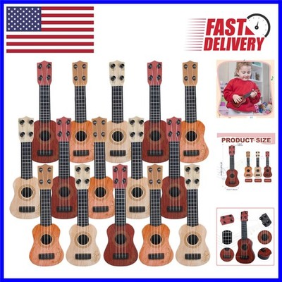Colorful 15 Mini Classical Ukulele Guitars - Perfect for Toddler Music Play