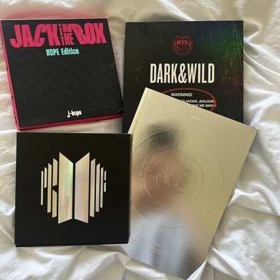 BTS albums bundle includes Proof, Dark & Wild, Jimin s Face and JHope s JITB
