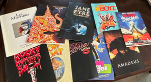 Broadway souvenir Program Lot: Les Mis, Amadeus, Show Boat, Rocky Horror & more
