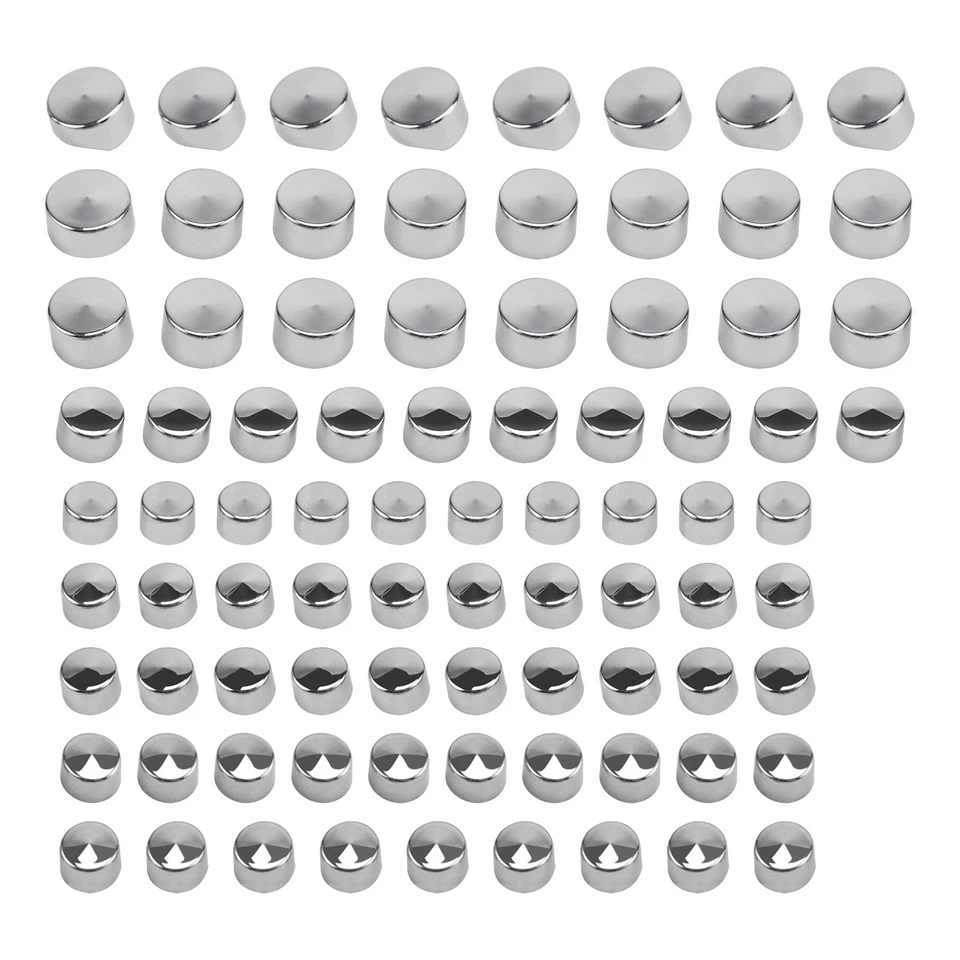 Kit de tapa de perno completo de motor cromado 83 piezas apto para Harley Davidson Twin Cam Evo Foto 2 de 4