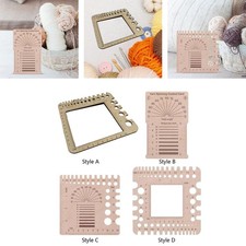 Wood Knitting Gauge Rulers Household Adults Lightweight Spinners Yarn Crochet