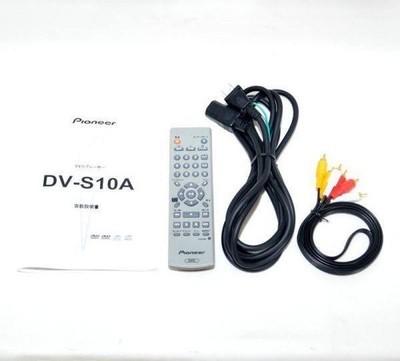 Pioneer DV-S10A DVD CD Player Universal w/ Remote CU-DV010 Tested