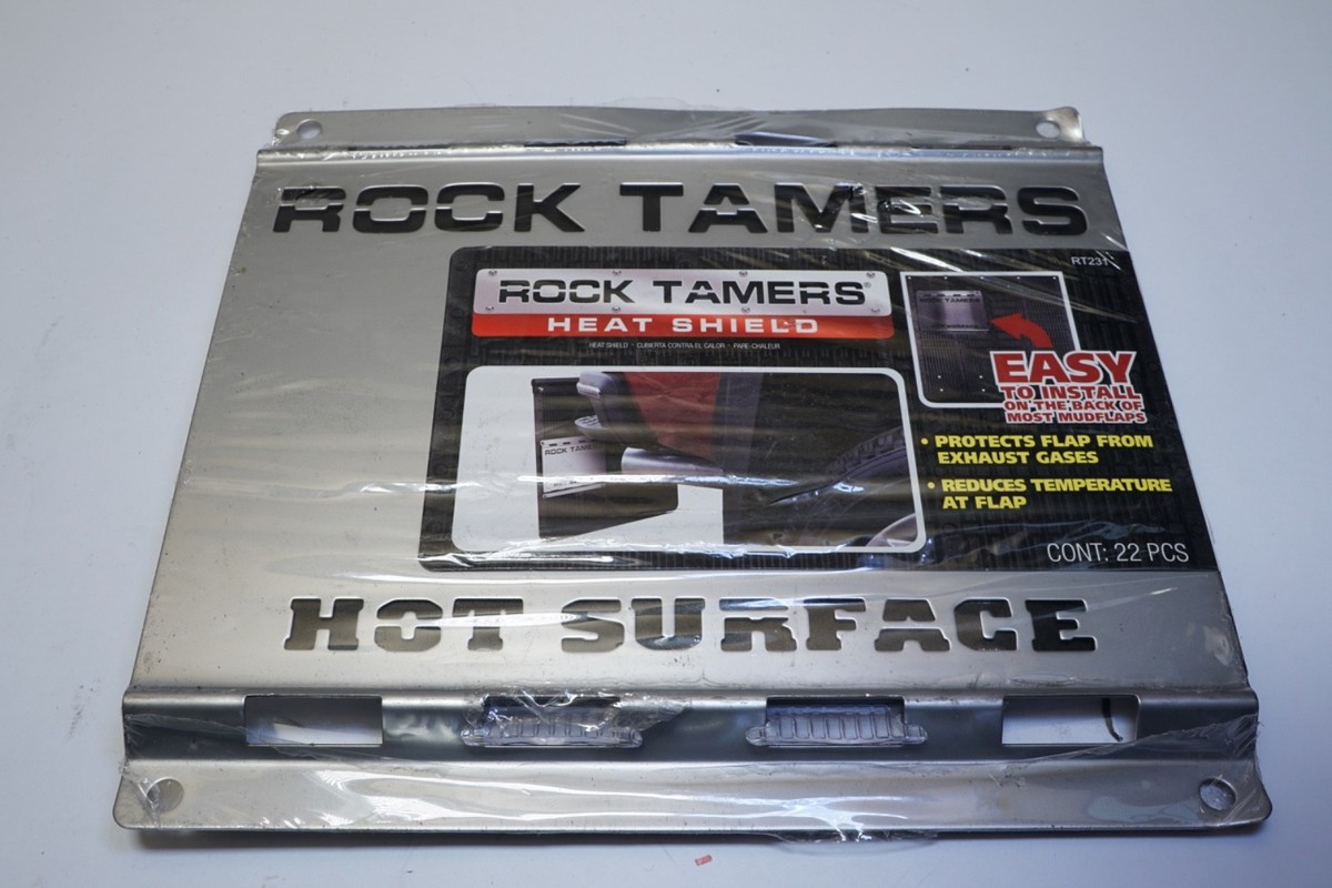 READ! New Rock Tamers RT231 Heavy Duty Heat Shield Stainless Ships