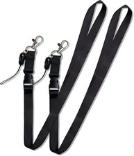 2 Pcs Black Lanyard for Neck, Lanyards, Quick Release Lanyard Trap Black, Key