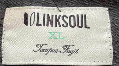 Linksoul Golf Shirt Men’s Delray Polo XL Heather Black Lux-Lite Preppy NWT - Picture 6 of 21