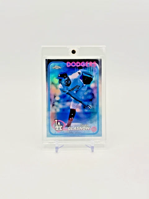 2024 Topps Chrome Tyler Glasnow Frozenfractor SSP Dodgers ❄️ Frozen -1/0 /5