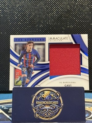 Gavi - 2022-23 Panini Immaculate The Standard Jumbo Patch /25 - Barcelona