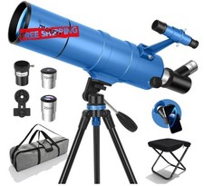 Telescopio astron mico para ni os y adultos, con apertura de 90 mm y distancia f