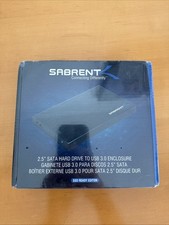 Sabrent SATA 2.5 Inch Hard Drive/SSD To USB 3.0 Enclosure