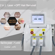 2In1 Desktop Nd Yag Tattoo Removal Machine IPL OPT L-aser Hair Removal Device