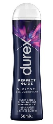 Durex Perfect Glide Silicone-Based Lubricant Extra Long Length Anal Sex 50ml