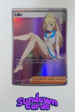 Custom Lillie Anime Waifu Fan Art Illustration Foil Finish Card Lillie SC033