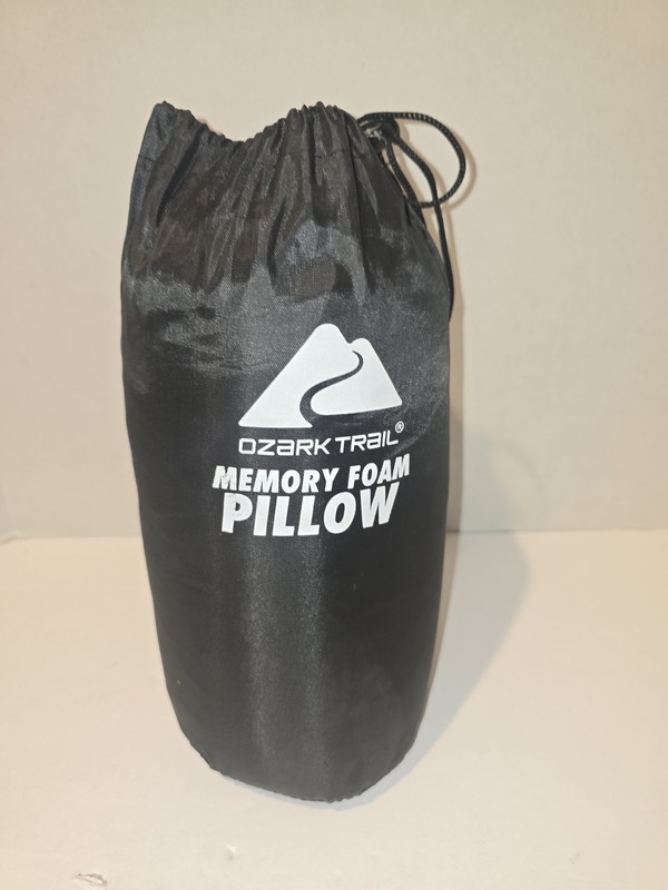 Ozark Trail Memory Foam Camping Pillow, Adult, Grey                   I