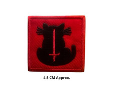 British Army's 56th Black Cat Armoured Division Embroidered Iron On/Sew On N-839