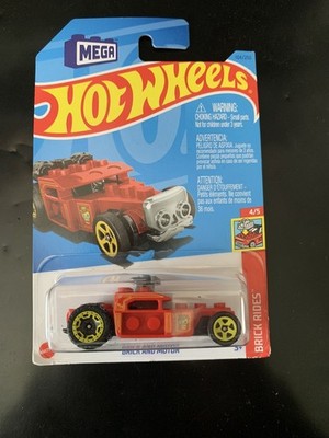 Hot Wheels Red Brick and Motor 104/250 ERROR MISSING BACK PIECE FACTORY SEALED