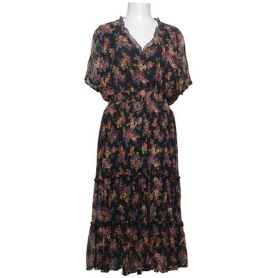 Isolde, Kleid, Größe: 46, Schwarz/Mehrfarbig, Polyester, Blumen, Damen #DIG