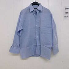 Casa Moda Dry Wear Dress Shirt Men's Size 42 Light Blue Point Collar Long Sleeve