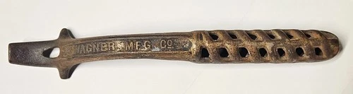 RARE Wagner Ware Mfg Cast Iron Cook Stove Lid Lifter made in Sidney, Ohio