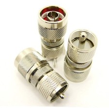 One UHF Male To Type N Male Adapter