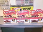 Lot of 3 Sealed Hot Wheels 1967 Custom Mustang Redlines.