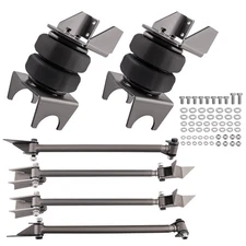Universal Air Suspension Bags Weld-On Triangulated 4 Link Kit 2500 2.75 axle