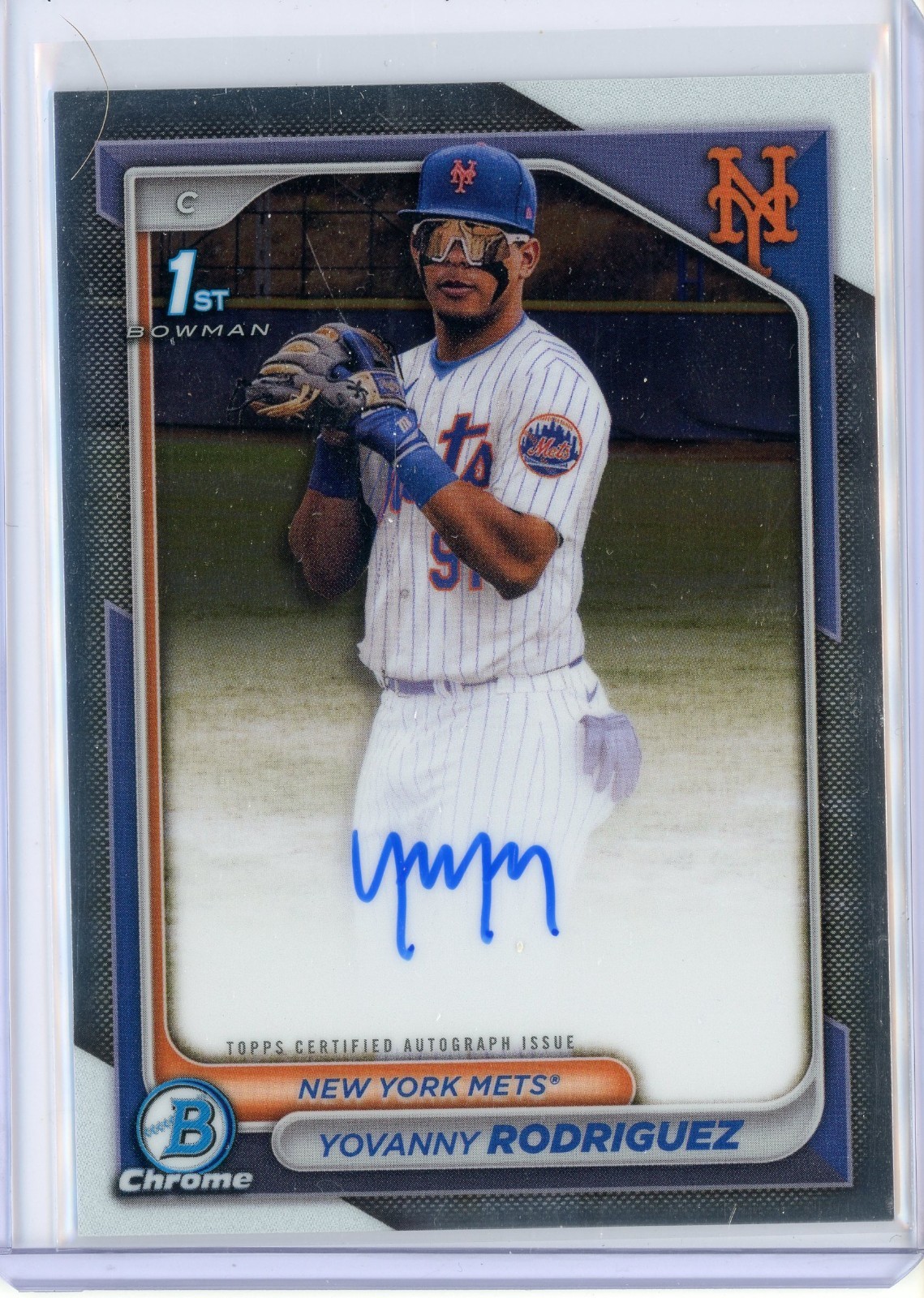 2024 Bowman Chrome Yovanny Rodriguez 1st Auto