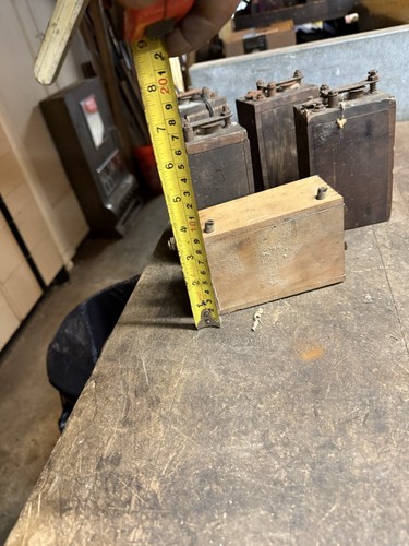 Antica Bobina Accensione Buzz Wood Box Modello T Ford Auto Ricambi Lotto USA - Foto 14 di 14