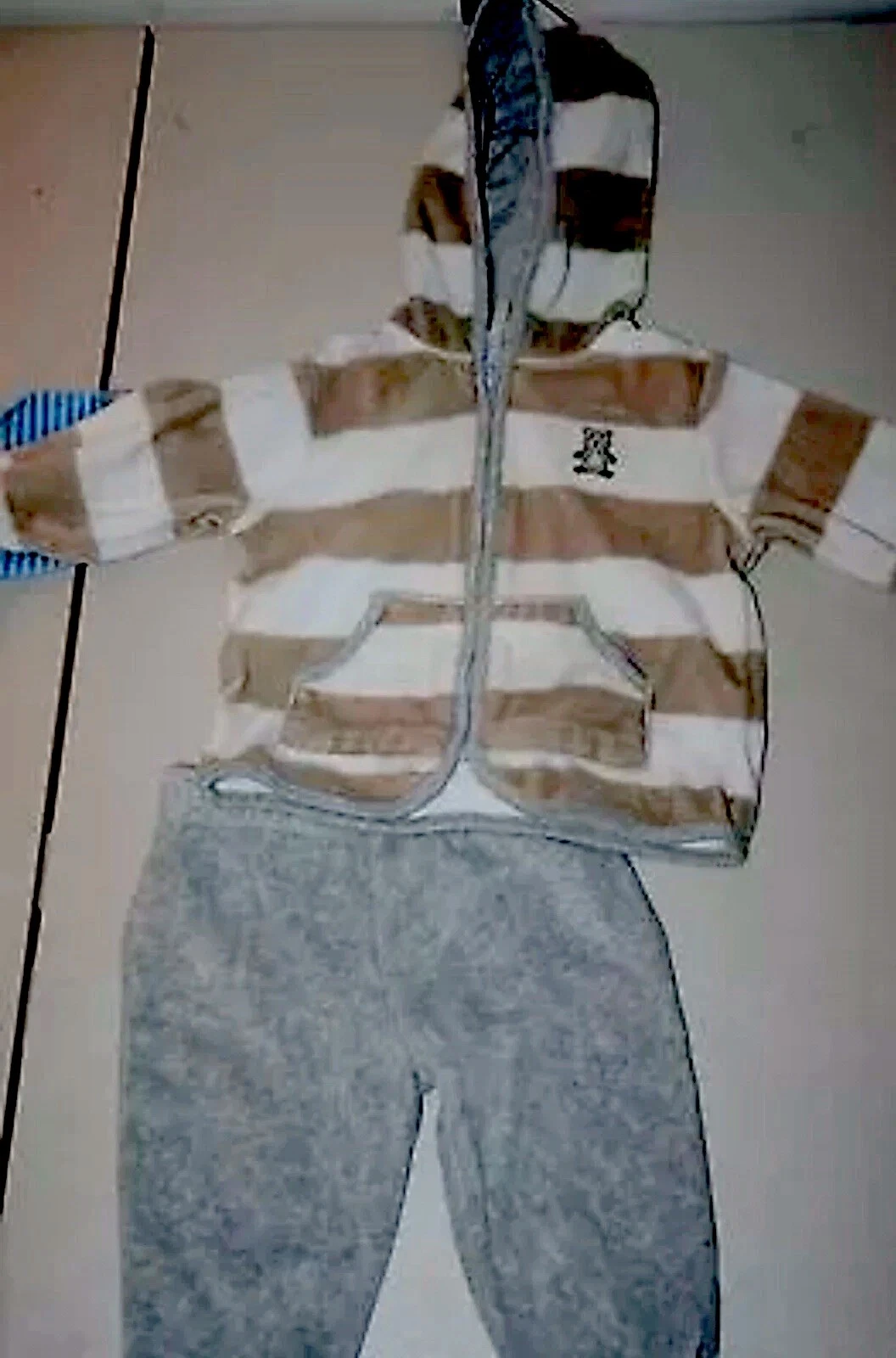 CLOTHES BABY SZ 3 MO OUTFIT 2 PC SET SO SOFT COZY HOODY & PANTS SO NICE