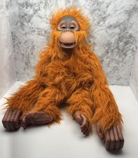 2001 Senario Obi Tan the Orangutan 16" Interactive Plush Toy Monkey Description 