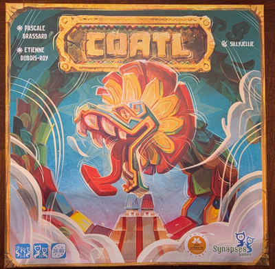 Coatl Board Game By Synapses Games - Played Once - Excellent Condition