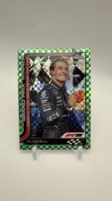 2025 F1 Topps Chrome #114 George Russell Green Checker Refractor /99 Mercedes
