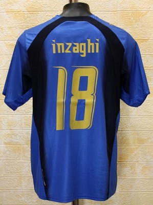 イタリア代表 2006 W杯優勝 インザーギ 18 ユニフォーム XL 正規品 Italy national team FIFA WC 2006 jersey shirt Inzaghi #18 | eBay