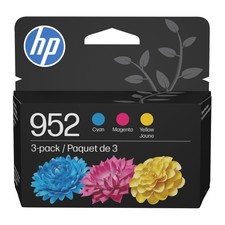 HP N9K27AN 952 Cyan/Magenta/Yellow Ink Cartridge 3-pack