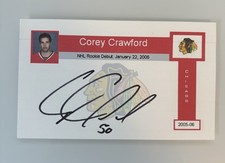 Corey Crawford Cards, Rookie Cards and Autographed Memorabilia Guide 13