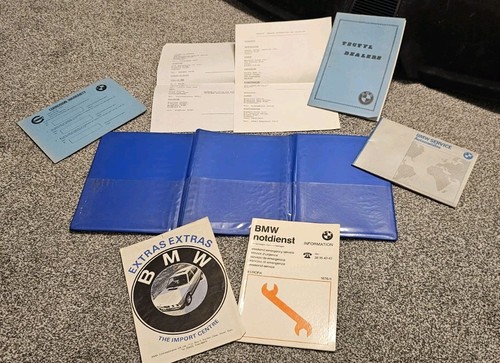 BMW E24 633CSI 1977 Original Owners Bookpack Manuals Service Book RARE #4390004 - Picture 1 of 11