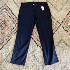 Carhartt navy blue cargo utility hiking camping work ripstop straight leg pants