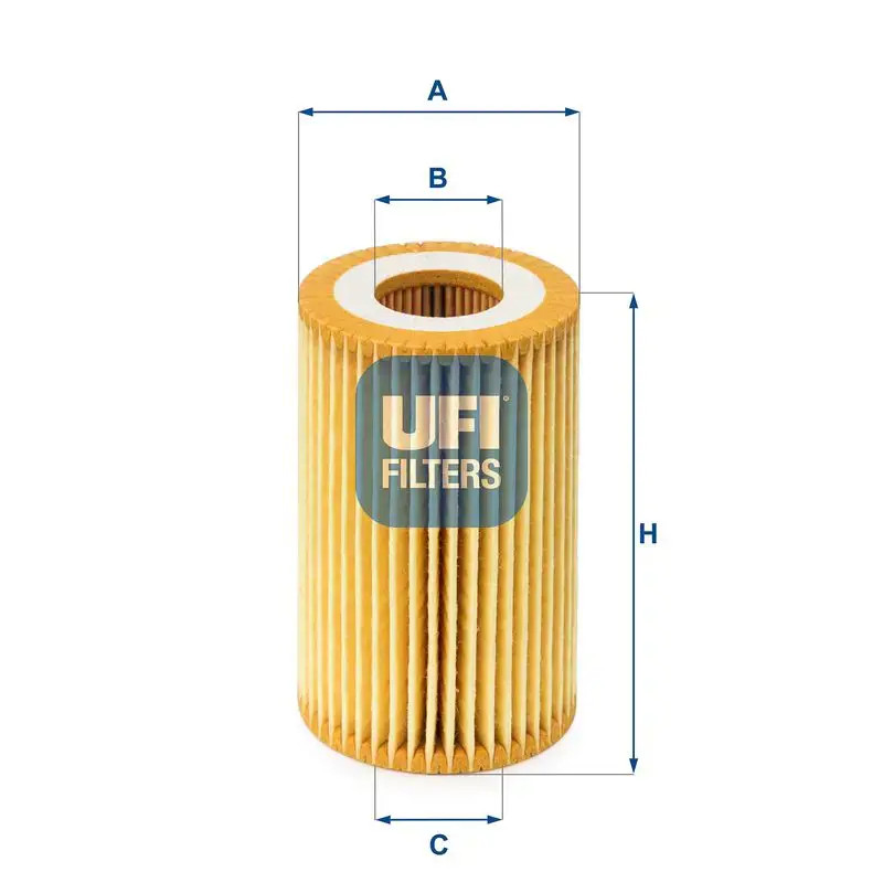 OIL FILTER 25.022.00 FOR RENAULT D7F720/710/722/746/726 1.1L 4cyl CLIO II - Image 3
