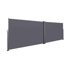 276" x 71''Retractable Side Awning, Waterproof & -Resistant, Privacy