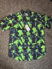 NWT Men's RSVLTS Space Jam Monstars Button Up Shirt Size XL Shirt