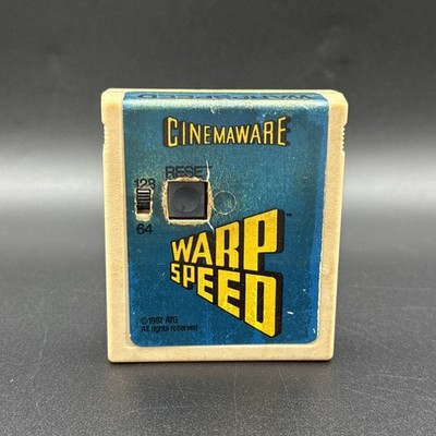 Vintage Commodore 64 Cinemaware WARP SPEED Cartridge - Cleaned Pins Untested