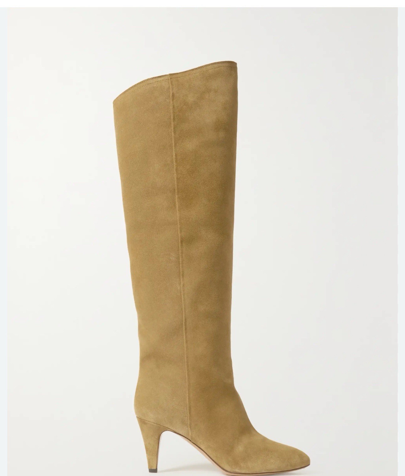Isabel Marant Laspi Taupe Suede Knee Boots 36=6