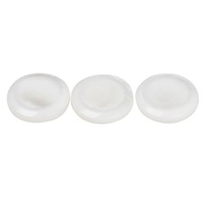 3 Pieces Trumpet Valve Finger Buttons Trumpet Caps White