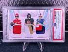 2024 Flawless Triple Patches /20 Patrick Mahomes, Lamar Jackson, Josh Allen PSA9