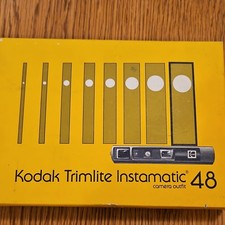 Kodak Trimlite Instamatic 48 Instant Camera Outfit w/ Film FlipFlash
