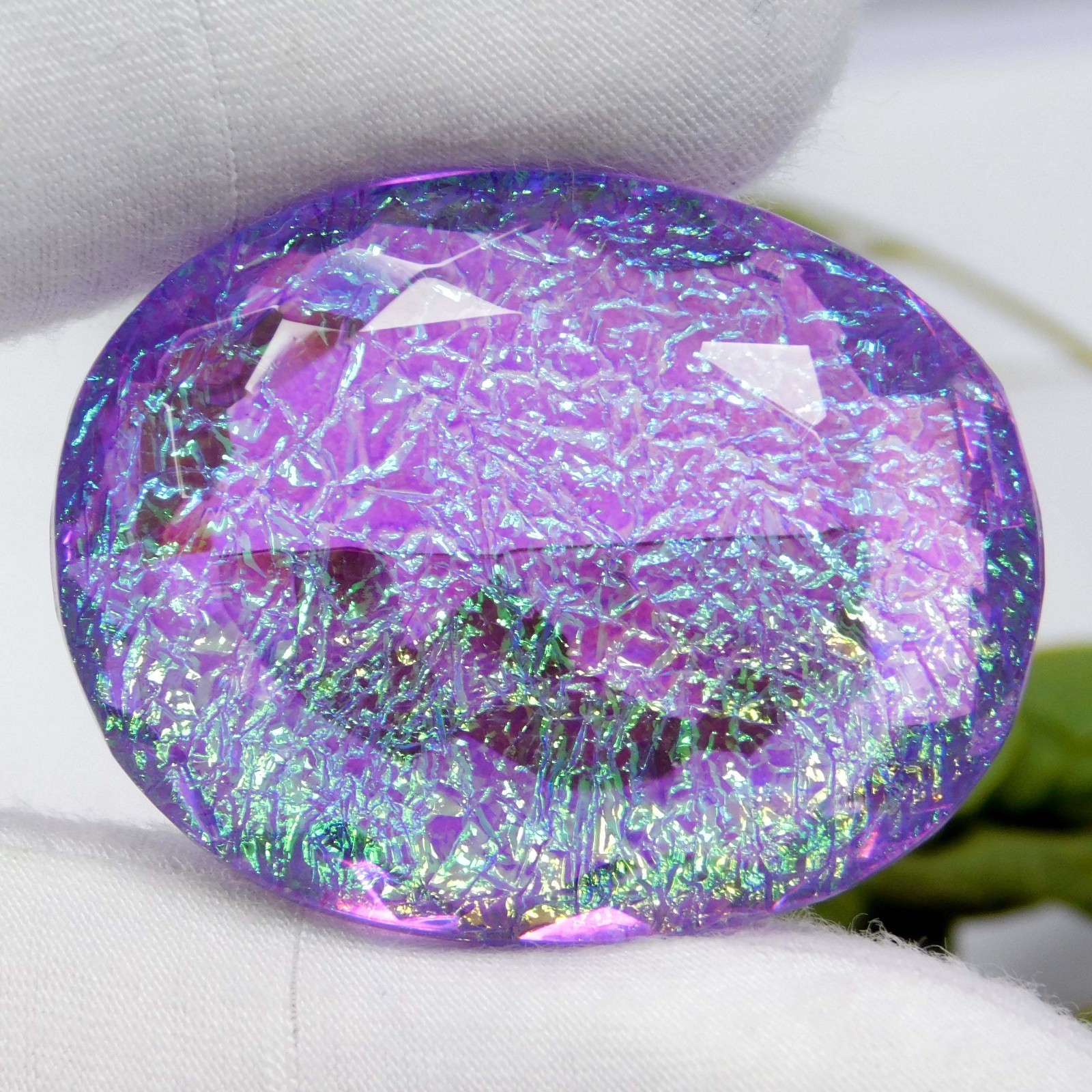 92.45 Ct Natural Monarch Fire Opal Doublet – Oval Cut Certified Loose Gemstone