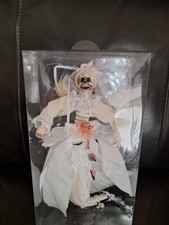 NIB Halloween 12" Skeleton Bride with Hair Wedding Dress- Hanging Ornament