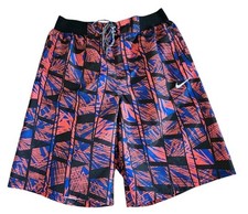 Nike Men s Sz L Tropical Geometric Swim Lined Shorts.